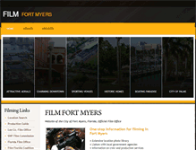 Tablet Screenshot of filmfortmyers.com
